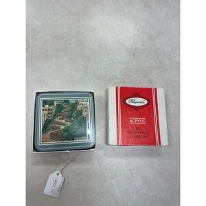 Vintage Box Pimpernel Coasters - English Villages, Set Of 6